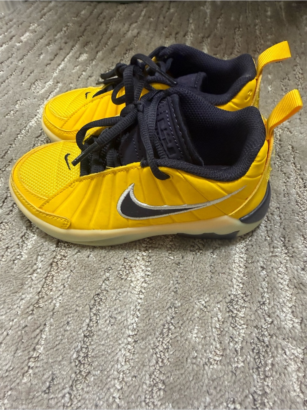 Nike LeBron  Kids Yellow Sneakers